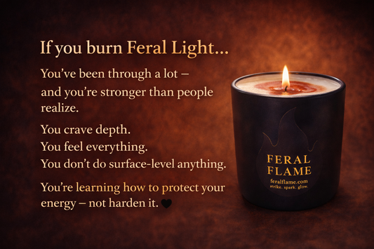 🕯️Fire | Feral Light | Feral Flame Signature Candle | Coconut Soy