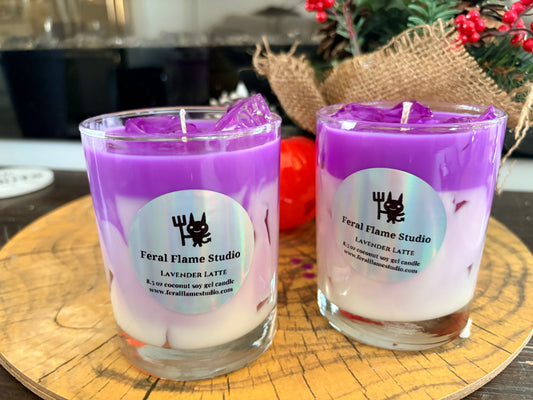 Lavender Latte | Coconut Soy-Gel Candle | 8.5 oz