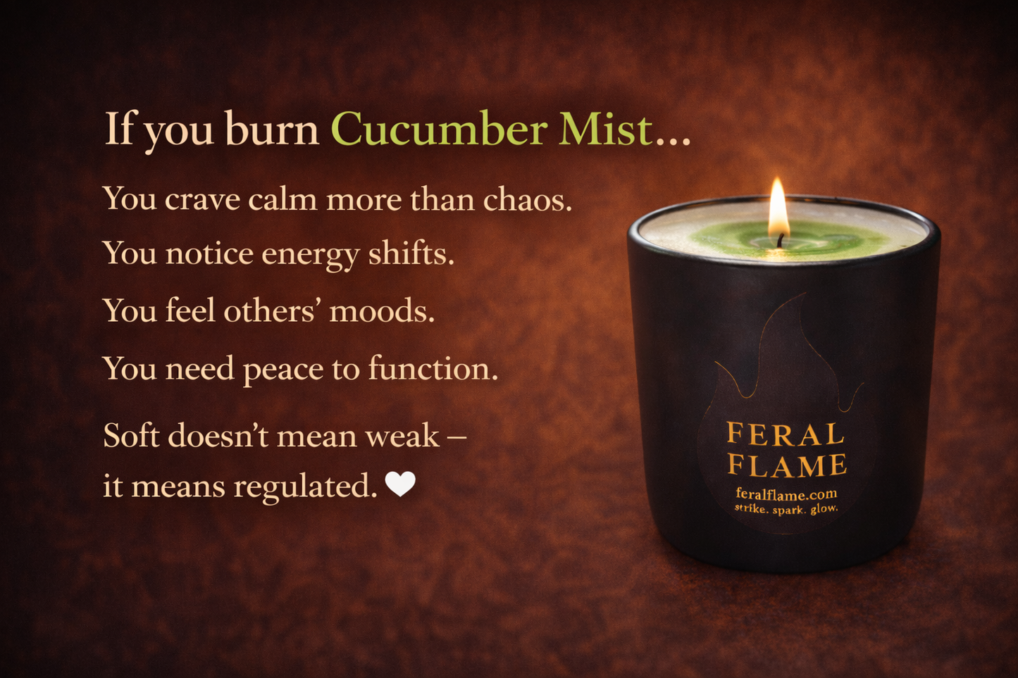 🕯️ Feral Flame Signature Candle | Coconut Soy - 👉 ⭐ Customer Favourite