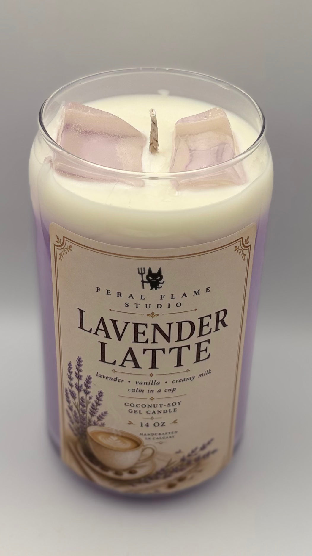Lavender Latte | Coconut Soy-Gel