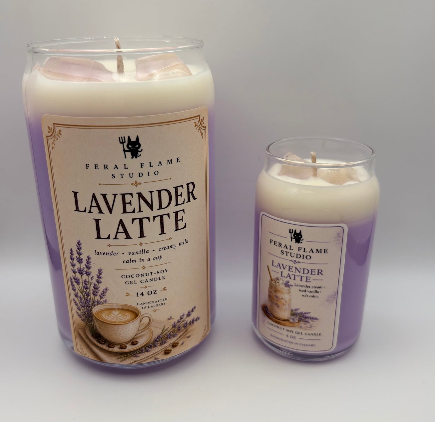 Lavender Latte | Coconut Soy-Gel