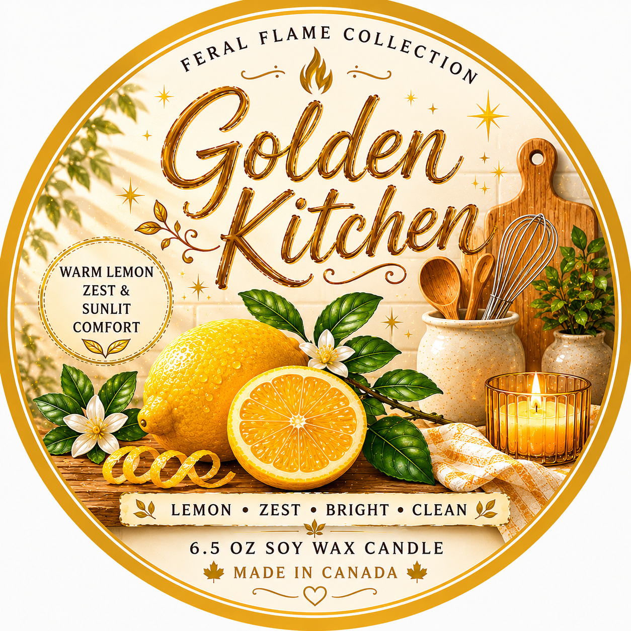 Feral Flame Mason Jar Candle | 6.5 oz