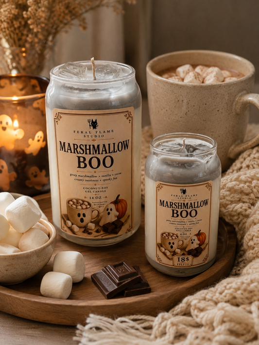 Marshmallow BOO | Coconut-Soy Gel