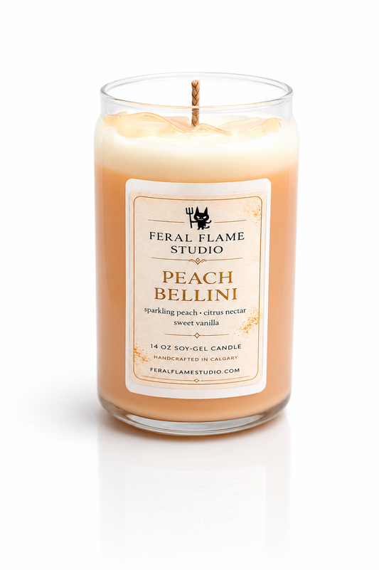Peach Bellini | Coconut-Soy Gel