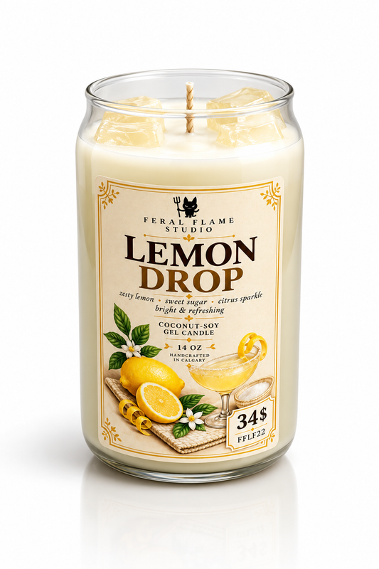 Lemon Drop | Coconut-Soy Gel Candle