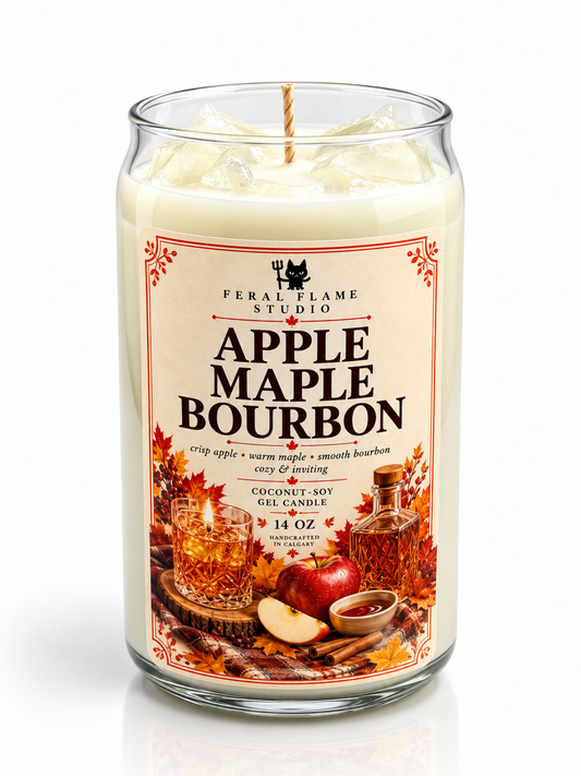 Apple Maple Bourbon | Coconut-Soy Gel Candle