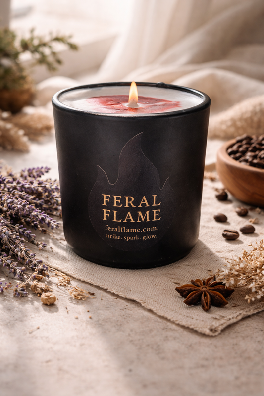 🕯️ Feral Flame Signature Candle | Coconut Soy - 👉 ⭐ Customer Favourite