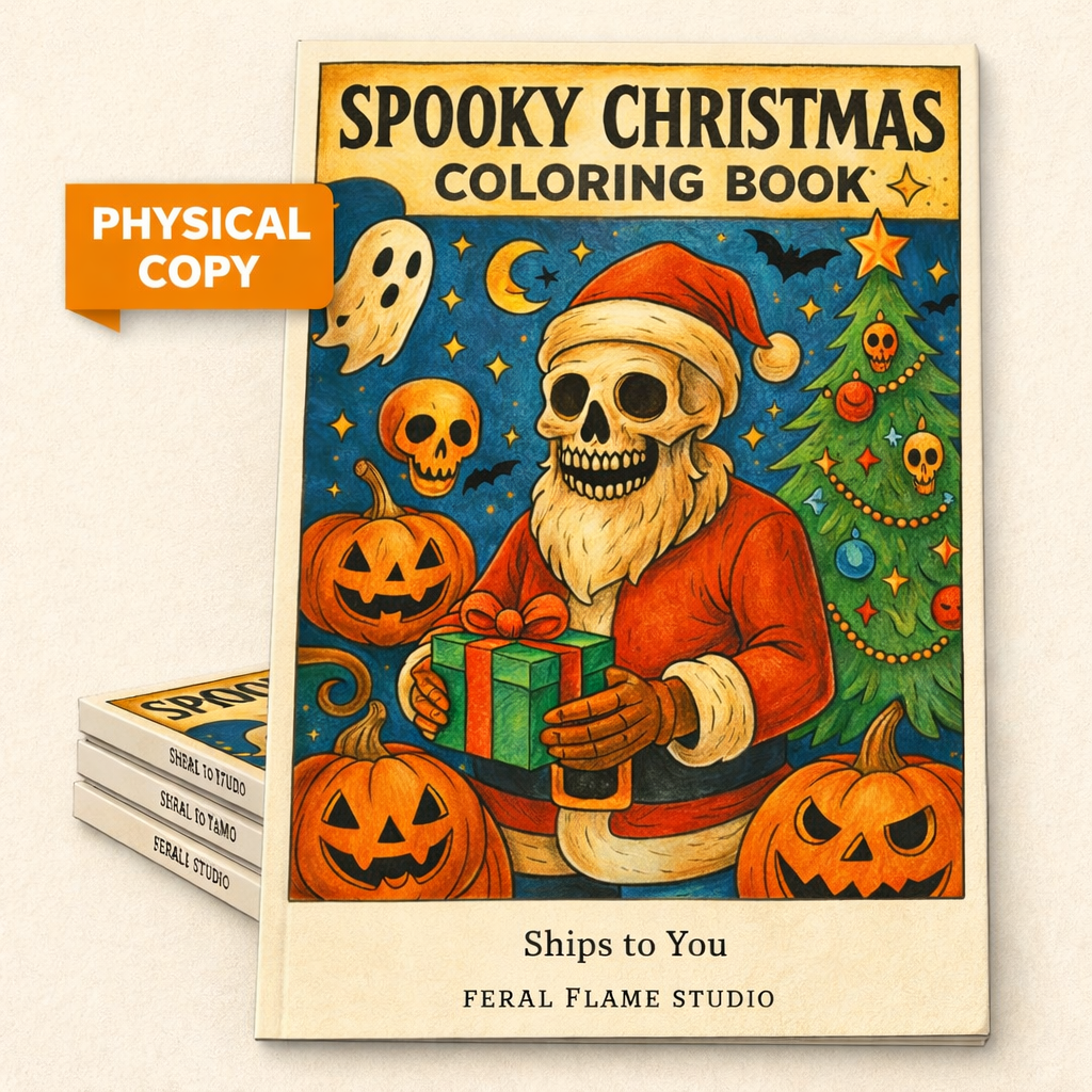Spooky Christmas |  Coloring Book | Paperback